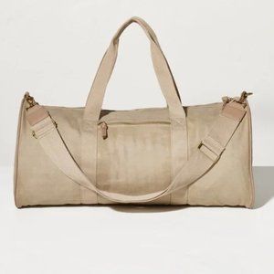 HEARTH & HAND Magnolia Canvas Travel Duffel Bag Khaki